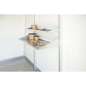 Ripiani Biohort per annessi CasaNova, set da 2, lamiera d'acciaio, 99x43,5 cm.