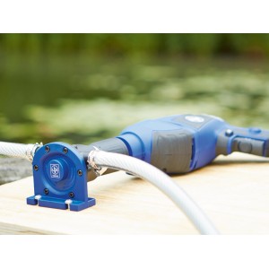 Pompa per trapano LUX 1300, blu, con raccordo per tubo. Accessorio per trapani.