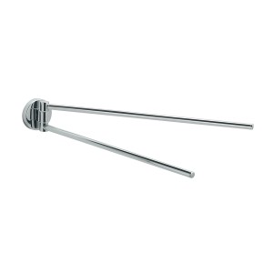 Portasciugamani girevole cromato per bagno e WC.