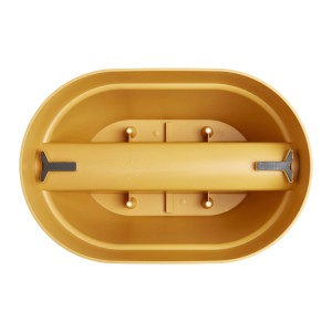 Elho fioriera da balcone Vibia Campana, 39 cm, giallo miele, per ringhiere fino a 6,5 cm.