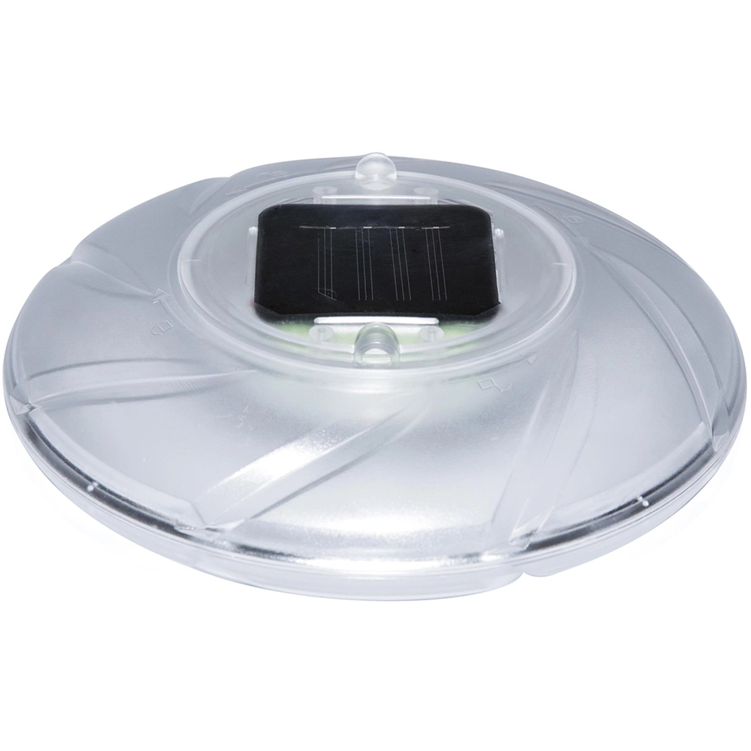 Flowclear Lampada solare a LED per piscina, illuminazione galleggiante con pannello solare e cambio colore.