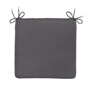 Cuscino da esterno t.b.t. grigio con lacci.