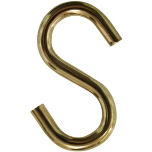 Gancio a S color oro dal Set di ganci e occhielli.