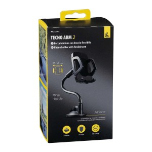 t.b.t. Porta telefono Tecno Arm 2 per auto, braccio flessibile.