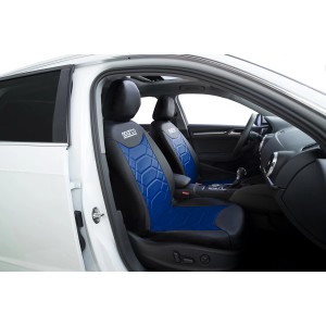 Coprisedili auto t.b.t blu/neri per interni auto.