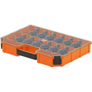 OBI Organizer arancio-nero, 39x28x6cm, per riporre minuteria e utensili.