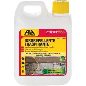 FILA Hydrorep Eco per pietra, cemento, clinker – idrorepellente e traspirante.