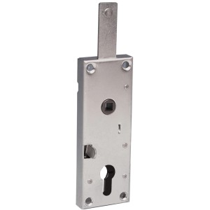 Serratura da infilare t.b.t. per porte interne, color argento.