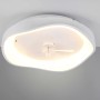Plafoniera LED bianca t.b.t. con ventilatore integrato.