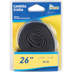 Camera d'aria per bici da 26 pollici per MTB, riparazione pneumatici.