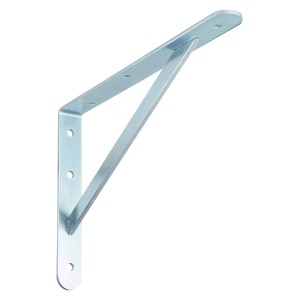 Mensola per carichi pesanti OBI Samson zincata, 210x300 mm, per scaffali ad alta portata.