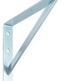 Mensola per carichi pesanti OBI Samson zincata, 210x300 mm, per scaffali ad alta portata.