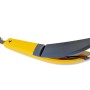 Coltello giallo t.b.t. con lama grigia per lastre in plastica e alveolari.