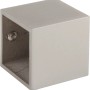 Staffa a muro Mydeco per bastone per tende, effetto acciaio inox, diametro 1,8 cm.