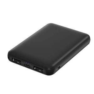 Power bank nera per accessori computer e multimedia.