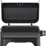 Campingaz Barbecue Elettrico Attitude 2 Go Electric, aperto. Grill elettrico compatto per campeggio e giardino.
