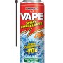 Vape Spray Congelante, Antizanzare, spray antizanzare rosso con testina bianca.