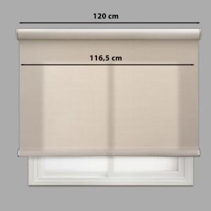 Tenda a rullo Vetas filtrante 120x250 cm beige