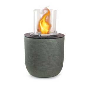 Camino a bioetanolo giardino Divina Fire Raffaello 3,4 kW Ø35xH55 cm verde