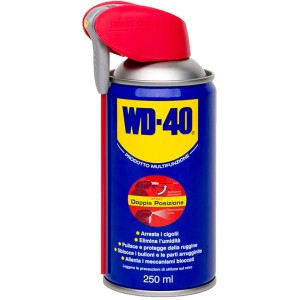 WD-40 Lubrificante multifunzione spray, lubrifica, protegge dalla ruggine, sblocca parti bloccate.