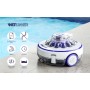 Robot pulitore per piscina Gre a batteria, grigio, per piscine fino a 35m².