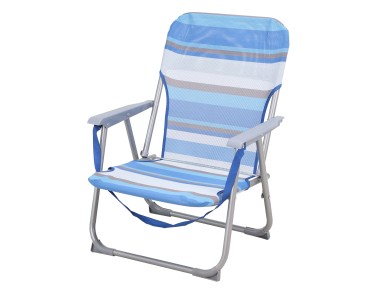 Alluminio Spiaggina Mare Reclinabile Sedia Mare Pieghevole