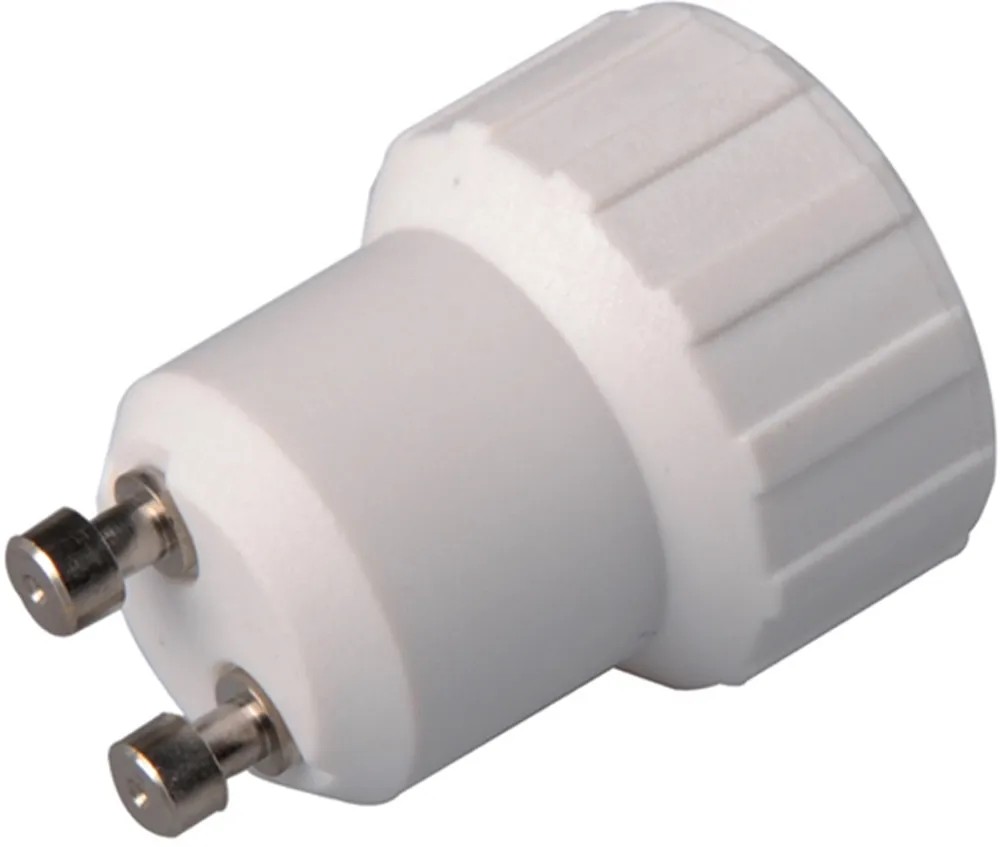 Trade Shop - Adattatore Convertitore Porta Lampade Da Gu10 A E14 Per Lampadina Spinotto Attacco A Vite 85910125