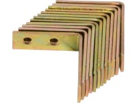 Staffa Per Pensili In Acciaio Zincato | 10 Pezzi, 64x40 Mm, Per Montaggio A Parete In Cucina, Bagno
