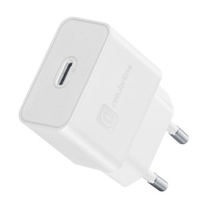 Caricatore USB-C t.b.t. bianco di Cellularline.