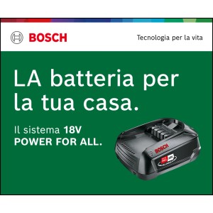Batteria Bosch 18V per avvitatori a batteria e attrezzi da giardino. Sistema Power for All.