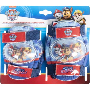 Set di protezioni Paw Patrol per bambini: ginocchiere e gomitiere per la sicurezza in bicicletta.