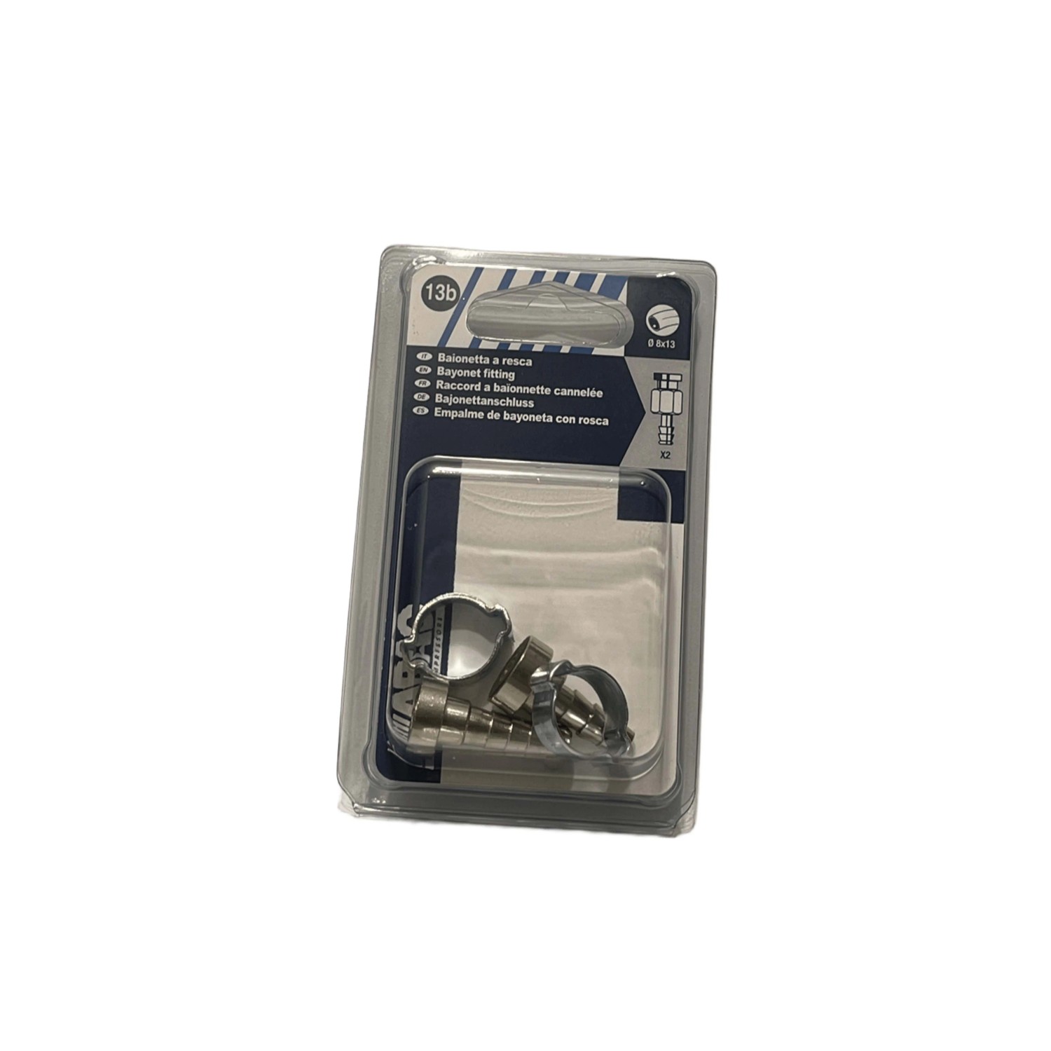 Baionetta a resca Abac Ø 8x13 mm 2 pz_2