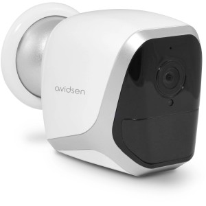 Telecamera di sorveglianza Avidsen, telecamera esterna bianca per videosorveglianza.