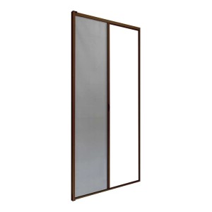 Zanzariera a rullo porta/finestra apertura laterale 140x240 cm marrone
