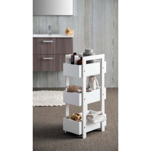 Mensola bagno Format Trilogy truciolato bianco