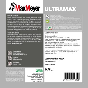 Fondo Ultramax all`acqua 0,75 l grigio