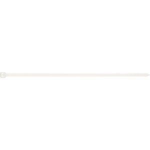 Set di fascette stringicavo bianche, 75 pezzi, varie lunghezze per cavi e fili.