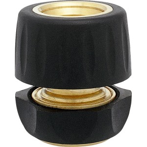 t.b.t. per sistemi di irrigazione, plastica nera con elementi in ottone.