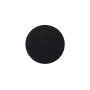 Feltrino nero rotondo per accessori lavatrici.