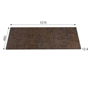 t.b.t. Piano lavabo con dimensioni.