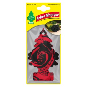 Arbre Magique profumo auto Black Rose, albero profumato con rosa.