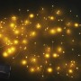 Catena luminosa solare con LED bianco caldo per giardino e balcone.
