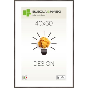 Cornice in legno nera Unika 40x60 cm, certificata FSC, per foto e immagini.