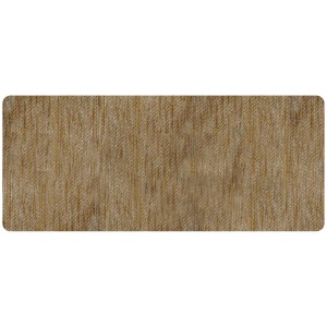 Tappeto da cucina rettangolare t.b.t. beige con angoli arrotondati.