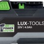 LUX 20V Batteria 1 PowerSystem 4Ah: Batteria agli ioni di litio per utensili e attrezzature da giardino.