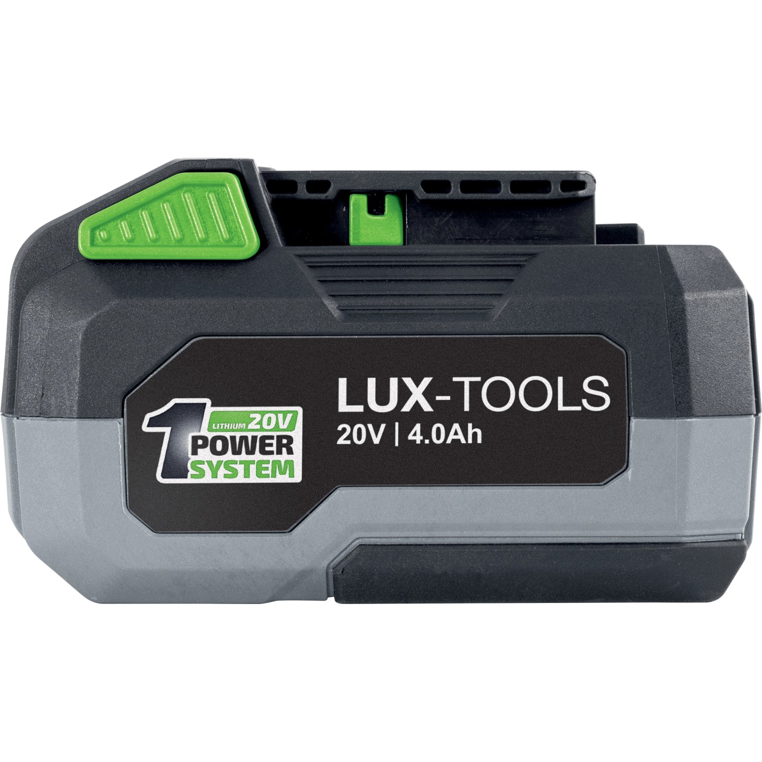 LUX 20V Batteria 1 PowerSystem 4Ah: Batteria agli ioni di litio per utensili e attrezzature da giardino.