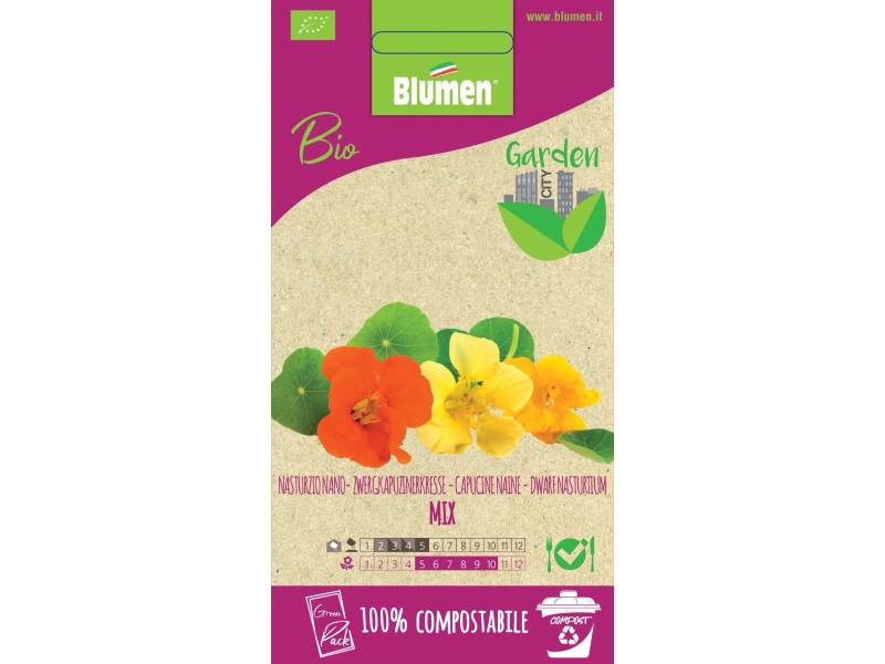 Semi Di Nasturzio Perenni 500 Pz - Fiori Pendenti Per Giardino, Balcone E Vasi