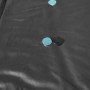 Copertura per piscina nera con gocce d'acqua. Ideale per proteggere la tua piscina.