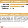 Infografica per l'alimento Royal Canin Chihuahua Puppy: composizione, ingredienti e valori analitici.