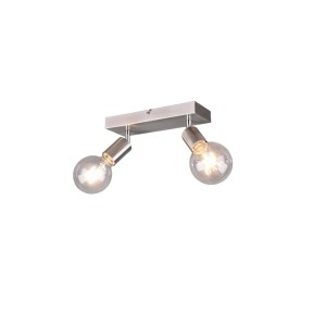 Faretti t.b.t. moderni con due luci per soffitto o parete.
